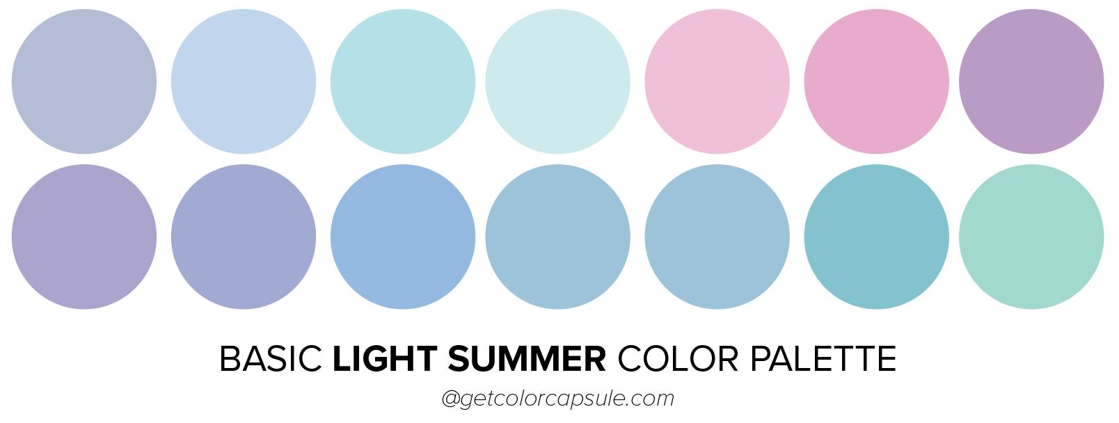 Light Summer Color Palette